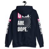 Girls Are Dope Hoodie with Front, Back and Sleeves Print - 7 Colors - LiVit BOLD