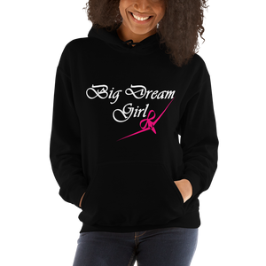 BIG DREAM GIRL - RIBBON BOW PLANE DESIGN - HOODED SWEATSHIRT - 3 COLORS - LiVit BOLD