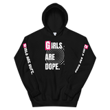 Girls Are Dope Hoodie with Logo on Sleeves - 7 Colors - LiVit BOLD