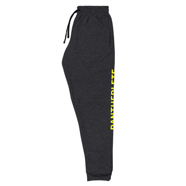 Pantherlete Athletics Unisex Joggers. Printed on Both Sides of Legs Up and Down Style - 4 Colors - LiVit BOLD