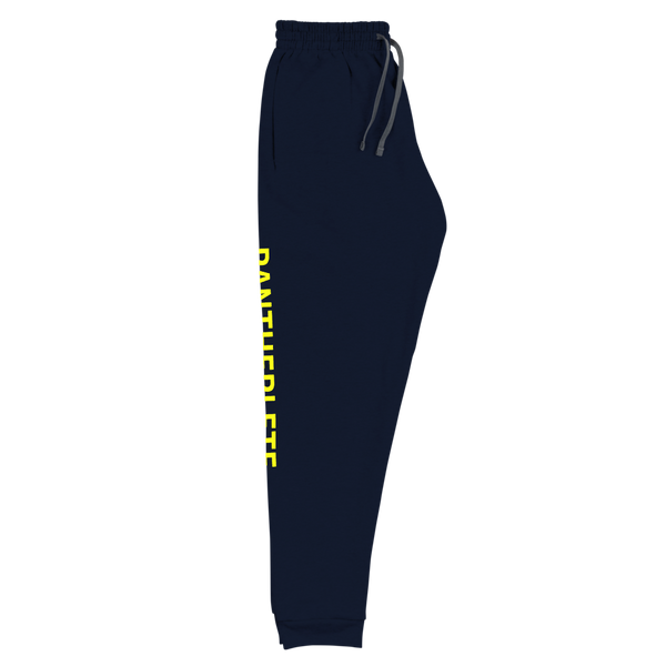 Pantherlete Athletics Unisex Joggers. Printed on Both Sides of Legs Up and Down Style - 4 Colors - LiVit BOLD