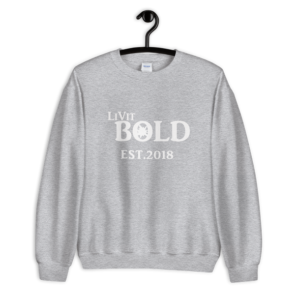 LiVit BOLD Est. 2018 Unisex  Sweatshirt - 8 Colors - LiVit BOLD