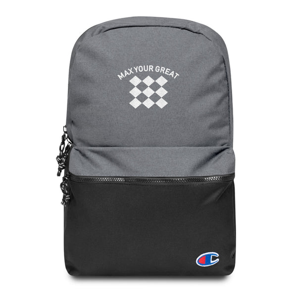 Max Your Great 2.0 Embroidered Champion Backpack - LiVit BOLD