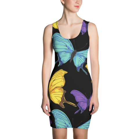 Butterflies Sublimation Cut & Sew Dress - LiVit BOLD - LiVit BOLD