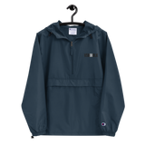 VSNINBLK Embroidered Champion Packable Jacket - 3 Colors - LiVit BOLD