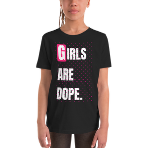 Girls Are Dope (GAD) Sprinkle, Sprinkle Little Stars Black Short Sleeve Girl Size T-Shirt - LiVit BOLD