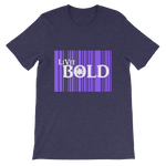 LiVit BOLD White over Purple Short-Sleeve Unisex T-Shirt - 7 Colors - LiVit BOLD
