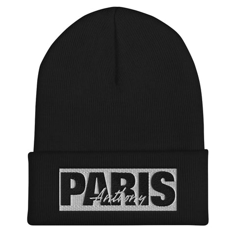 Anthony Paris - Luxury Casual Cuffed Beanie - Black - LiVit BOLD