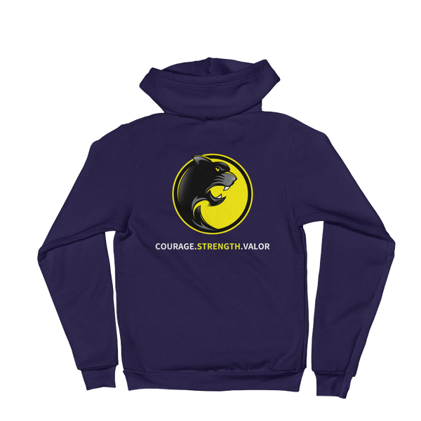 Pantherlete Athletics Front and Back Print Unisex Hoodie sweater - LiVit BOLD