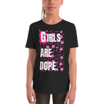 Girls Are Dope (GAD) It's Raining Stars Black Short Sleeve Girl Size T-Shirt - LiVit BOLD