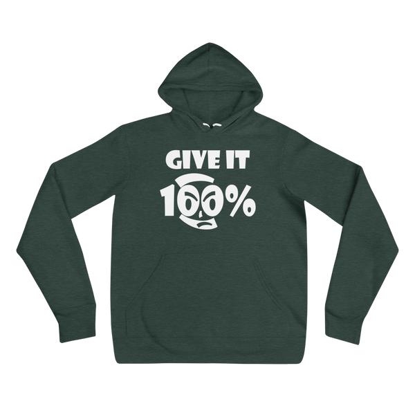 Give It 100% Unisex hoodie - 4 Colors - LiVit BOLD