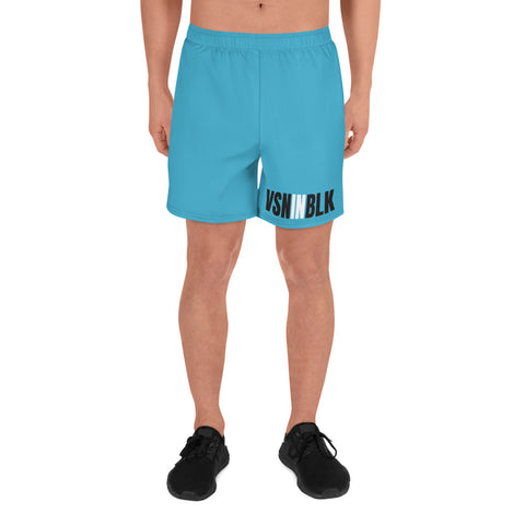 VSNINBLK Men's Athletic Long Shorts - LiVit BOLD