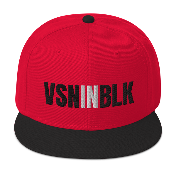 VSNINBLK Snapback Hat - 8 Colors - LiVit BOLD