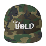 LiVit BOLD Snapback Hat - Army Style Collection - LiVit BOLD