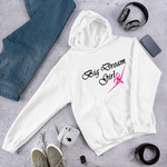 BIG DREAM GIRL - RIBBON BOW PLANE DESIGN - Hooded Sweatshirt - 2 Colors - LiVit BOLD