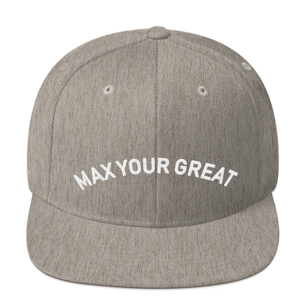 Max Your Great Snapback Hat - 7 Colors - LiVit BOLD