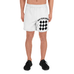 Max Your Great Men's Athletic Long Shorts - Front and Back Print - LiVit BOLD