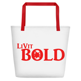 LiVit BOLD Beach Bag - Red - LiVit BOLD