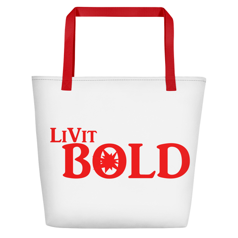 LiVit BOLD Beach Bag - Red - LiVit BOLD