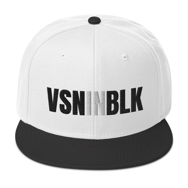 VSNINBLK Snapback Hat - 8 Colors - LiVit BOLD