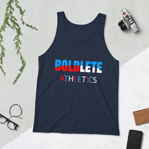 BOLDLETE Athletics Unisex Tank Top - 5 Colors - LiVit BOLD