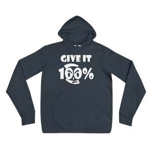 Give It 100% Unisex hoodie - 4 Colors - LiVit BOLD