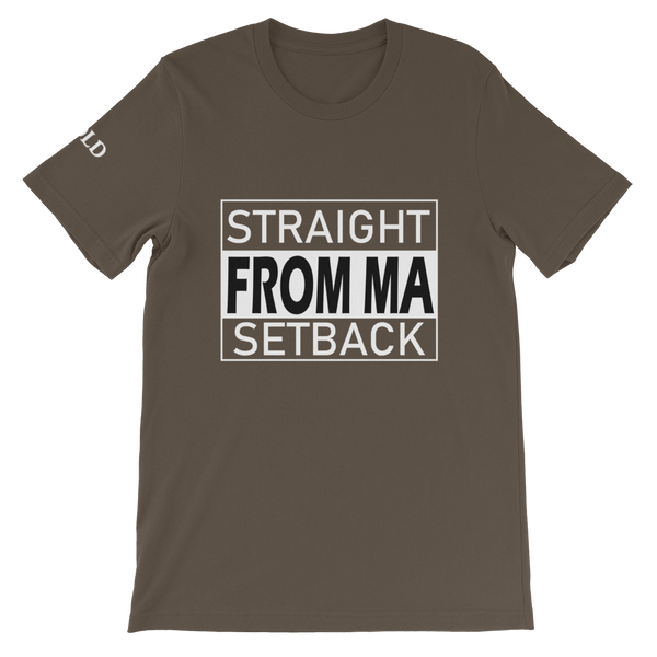 Straight From Ma (From MY) Setback Short-Sleeve Unisex T-Shirt - 11 Colors - LiVit BOLD