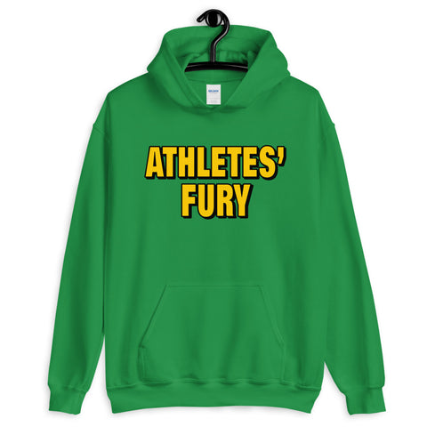 Athletes' Fury - Hold Nothing Back - Unisex Hoodie - Green - LiVit BOLD