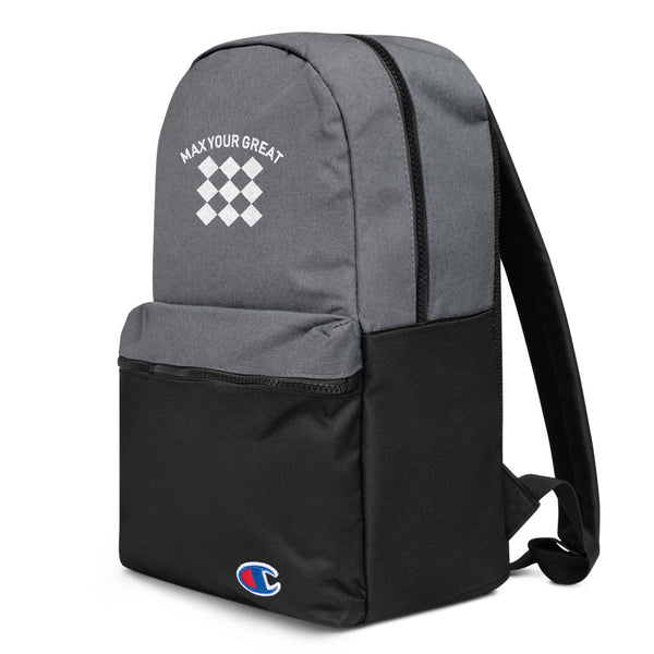 Max Your Great 2.0 Embroidered Champion Backpack - LiVit BOLD