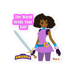 Star Amanda - The World Needs Your Gift - Bubble-free stickers - LiVit BOLD