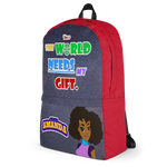 STAR AMANDA - THE WORLD NEEDS MY GIFT BACKPACK - Red Color - LiVit BOLD