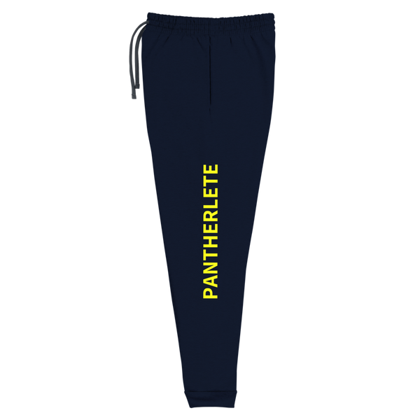 Pantherlete Athletics Unisex Joggers. Printed on Both Sides of Legs Up and Down Style - 4 Colors - LiVit BOLD