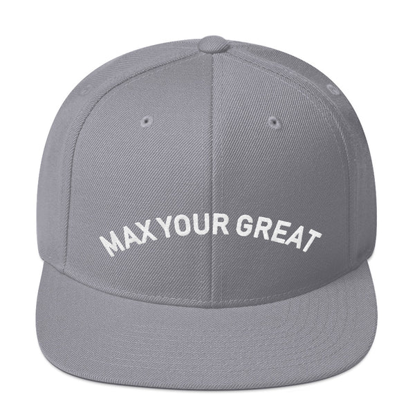 Max Your Great Snapback Hat - 7 Colors - LiVit BOLD