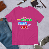 The World Needs My Gift-Version 2.0 - Short-Sleeve Unisex T-Shirt - 18 Colors - LiVit BOLD