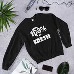 100% FRESH Unisex Sweatshirt - 9 Colors - LiVit BOLD