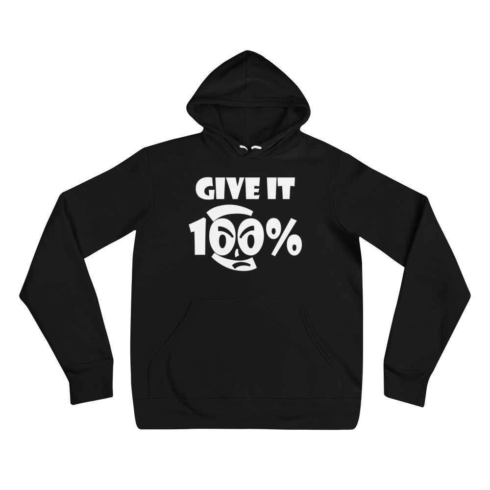 Give It 100% Unisex hoodie - 4 Colors - LiVit BOLD