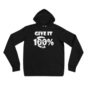 Give It 100% Unisex hoodie - 4 Colors - LiVit BOLD