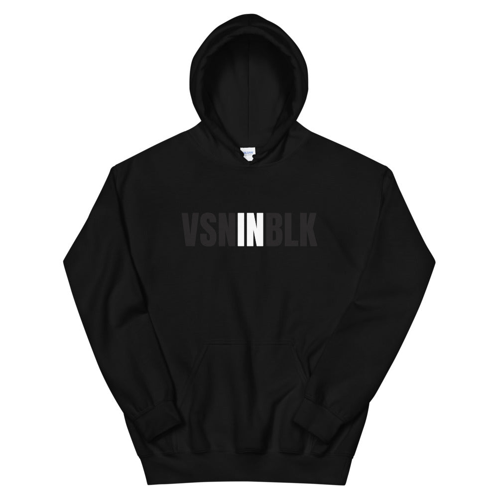 VSNINBLK - Unisex Hoodie - Black - LiVit BOLD