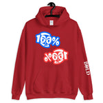 100% Double Take Unisex Hoodie - 7 Colors - LiVit BOLD
