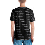 All Over Print Motivational Men's V-Neck T-shirt - LiVit BOLD