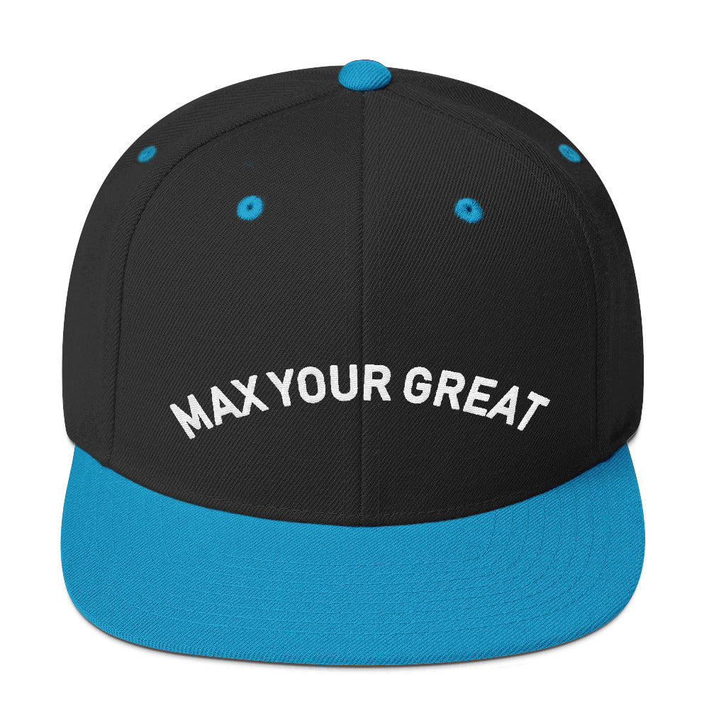 Max Your Great Snapback Hat - 7 Colors - LiVit BOLD