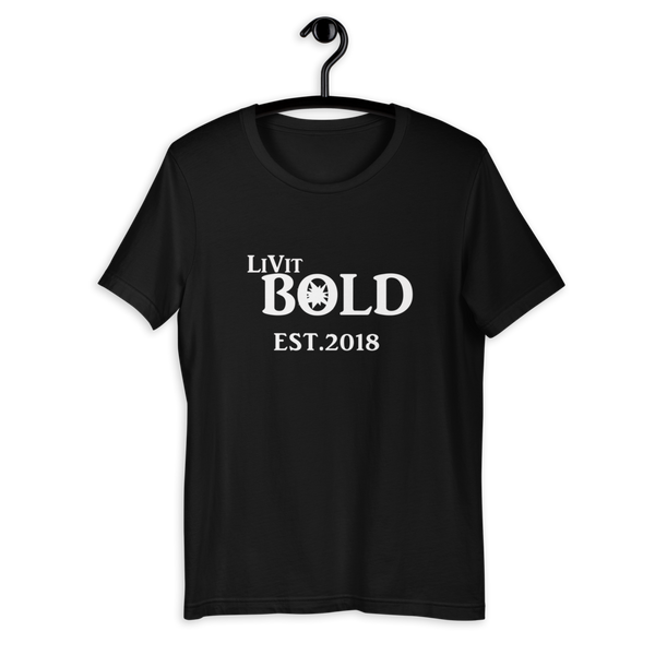 LiVit BOLD Est. 2018 Short-Sleeve Unisex T-Shirt - 6 Colors - LiVit BOLD