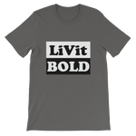 LiVit BOLD Black and White Box Short-Sleeve Unisex T-Shirt - 7 Colors - LiVit BOLD