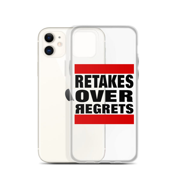 Retake Over Regrets iPhone Cases