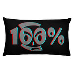 100% Apparel Design Throw Pillow - LiVit BOLD - LiVit BOLD