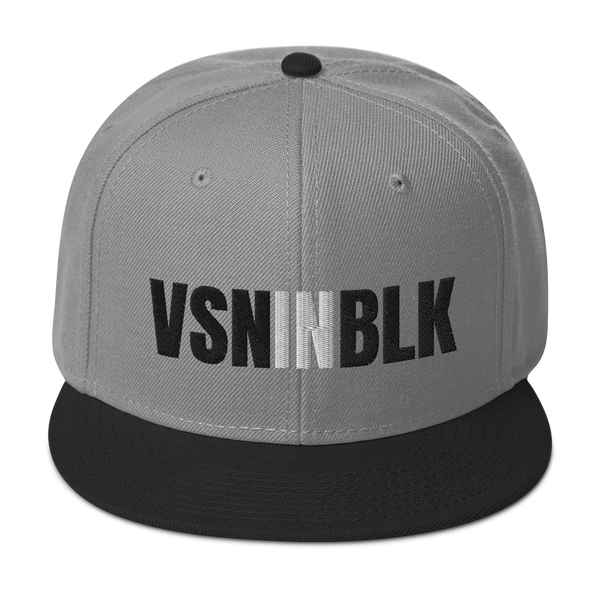 VSNINBLK Snapback Hat - 8 Colors - LiVit BOLD