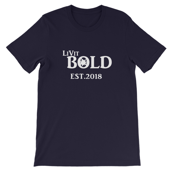 LiVit BOLD Est. 2018 Short-Sleeve Unisex T-Shirt - 6 Colors - LiVit BOLD