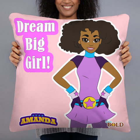 Star Amanda - Dream Big Girl Pillow - LiVit BOLD