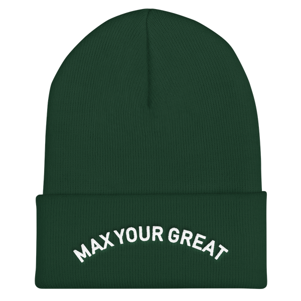 Max Your Great Cuffed Beanie - 5 Colors - LiVit BOLD