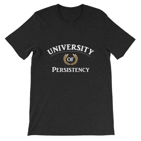 University of Persistency Short-Sleeve Unisex T-Shirt - 19 Colors - LiVit BOLD - LiVit BOLD